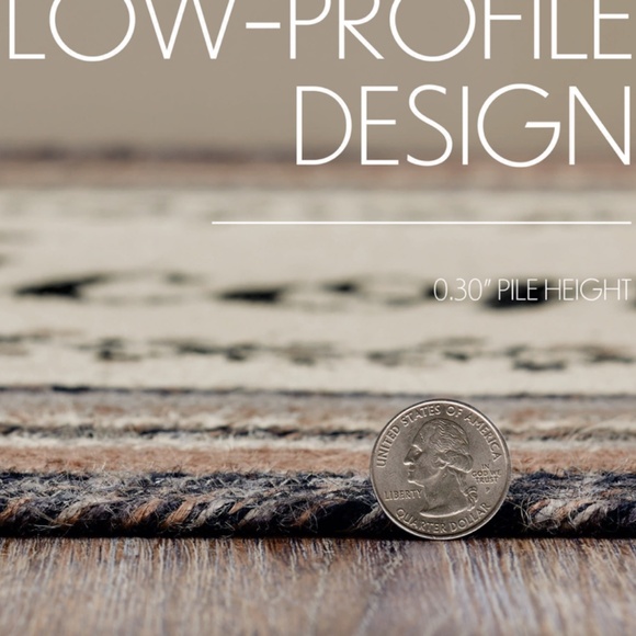 Farmhouse Jute Braided Floral Vine Welcome Rug Door Mat Country Cottage Rustic - Picture 4 of 4